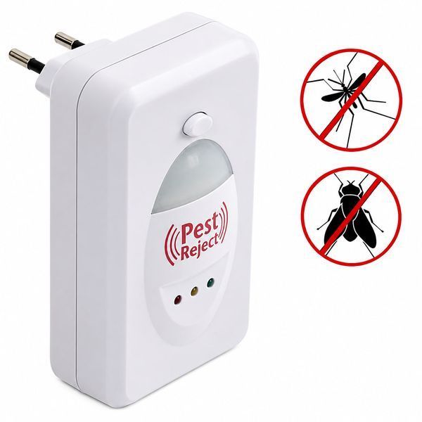 Ультразвуковий відлякувач мишей Pest Reject відлякувач гризунів та комах LK202310-20 живлення від мережі 220В Білий U0000056502 фото