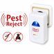 Ультразвуковий відлякувач мишей Pest Reject відлякувач гризунів та комах LK202310-20 живлення від мережі 220В Білий U0000056502 фото 5
