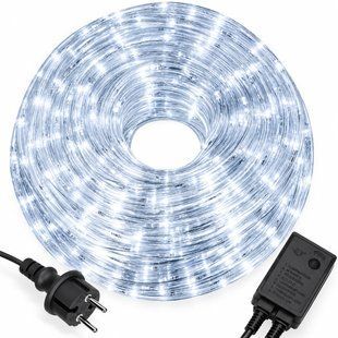 Светодиодная гірлянда Дюралайт 20 м LED гирлянда уличная шланговая светодиодный завес Холодный белый 12k01p006v2 фото
