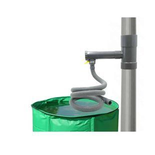 Система для збору дощової води 80 мм водозбірник дощової води відвід для збору дощової води з даху в бочку Сірий 8100 фото